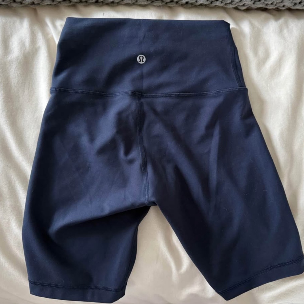 Lululemon Athletica Navy Blue Women's Athletic Shorts